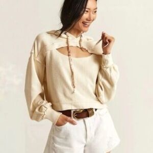 Pilcro peekaboo hoodie